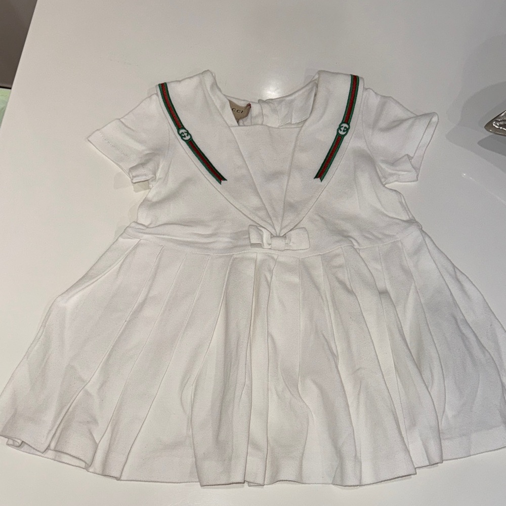 Gucci White Kids Dress